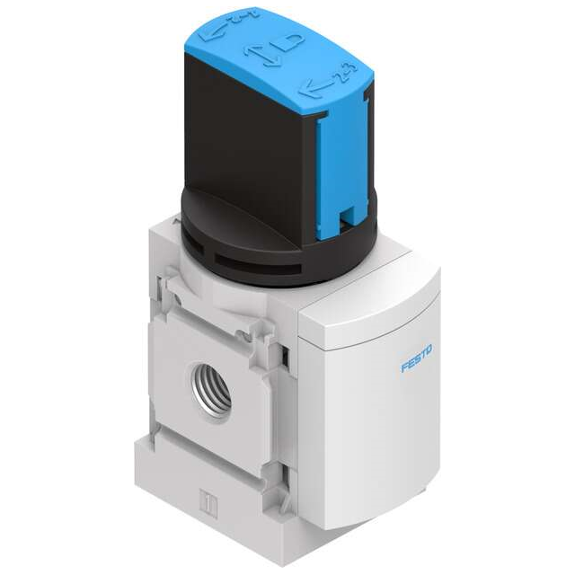 Festo Corporation MS4N-EM1-1/4 - Válvula de control, constante 3/2 normalmente cerrado 0 ~ 203 PSI (0 ~ 14 bar) -