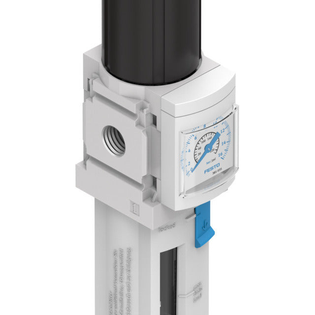 Festo Corporation MS4-LFR-1/8-D6-CRM-AS MS Regulador del filtro 11.6 ~ 203 PSI (0.8 ~ 14 bar)