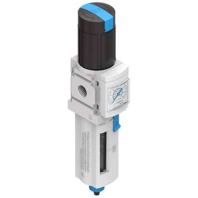 Festo Corporation MS4-LFR-1/4-D7-CRV-AS MS Regulador del filtro 29 ~ 174 PSI (2 ~ 12 bar)