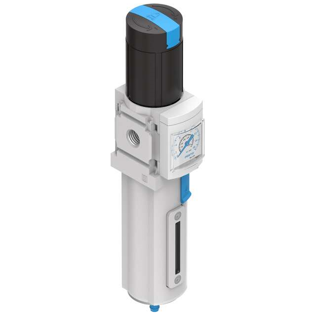 Festo Corporation MS4N-LFR-1/4-D7-EUM-AS MS Regulador del filtro 12 ~ 206 PSI (0.8 ~ 15 bar)