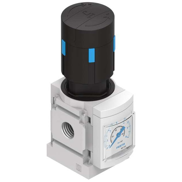 Festo Corporation MS4N-LR-1/4-D5-AS MS Regulador 12 ~ 206 PSI (0.8 ~ 15 bar)
