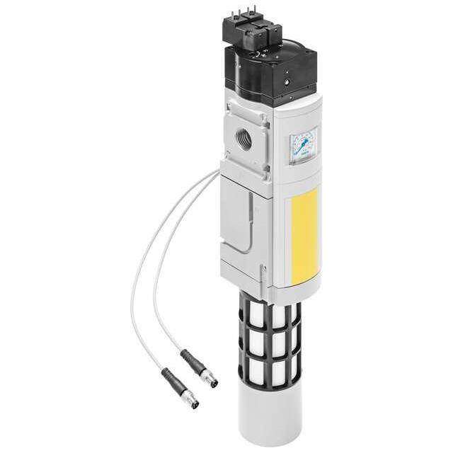 Festo Corporation MS6-SV-1/2-D-10V24-2M8-SO-AG - Válvula de control, constante 3/2 normalmente cerrado 51 ~ 145 PSI (3.5 ~ 10 bar) -
