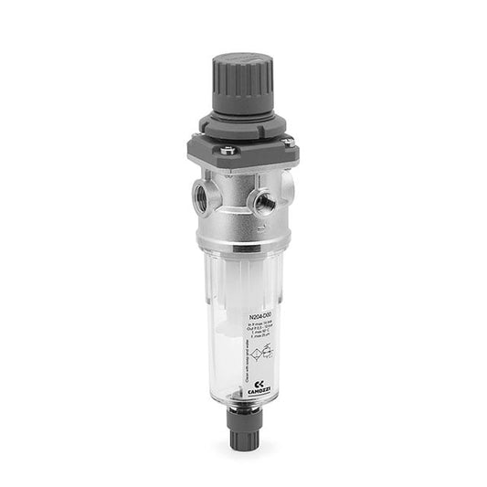 Camozzi Automation N204-D00-TF N Regulador del filtro 7.25 ~ 145 PSI (0.5 ~ 10 bar)
