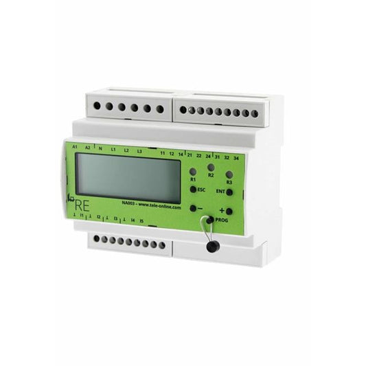 TELE Controls Inc NA003-M64 - Sobrefrecuencia, sobretensión, subfrecuencia, subtensión 110 ~ 230VCA, 24VCC 0 ~ 600s -25°C ~ 55°C