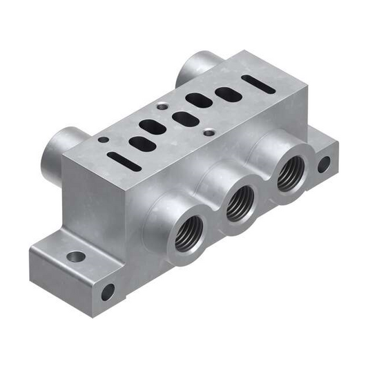 Festo Corporation NAS-1/4-01-VDMA - Sub base Roscado - -