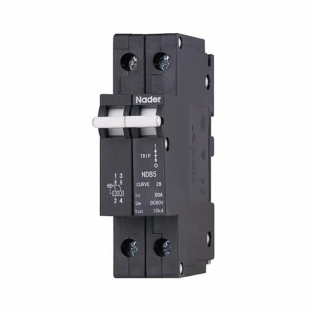 Nader NDB5-J48-2P NDB5 Riel DIN Magnético, (retardo hidráulico) 8A