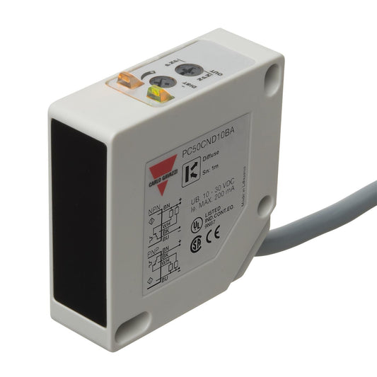 Carlo Gavazzi Inc. PC50CND10BA PC Reflectivo, difuso 39.370" (1m) 1ms IP67