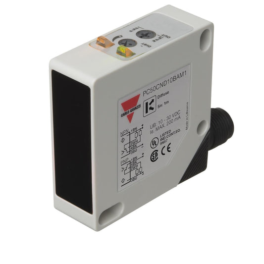 Carlo Gavazzi Inc. PC50CND10BAM1 PC Reflectivo, difuso 39.370" (1m) 1ms IP67, IEC 60529