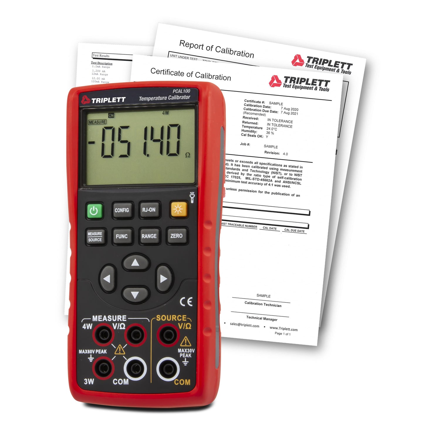 Triplett Test Equipment and Tools PCAL100-NIST * * -