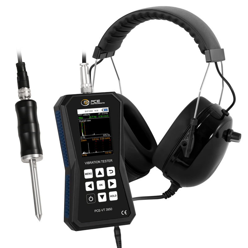 PCE Instruments PCE-VT 3950S PCE PCE Vibration Tester and Data Logger Recorder