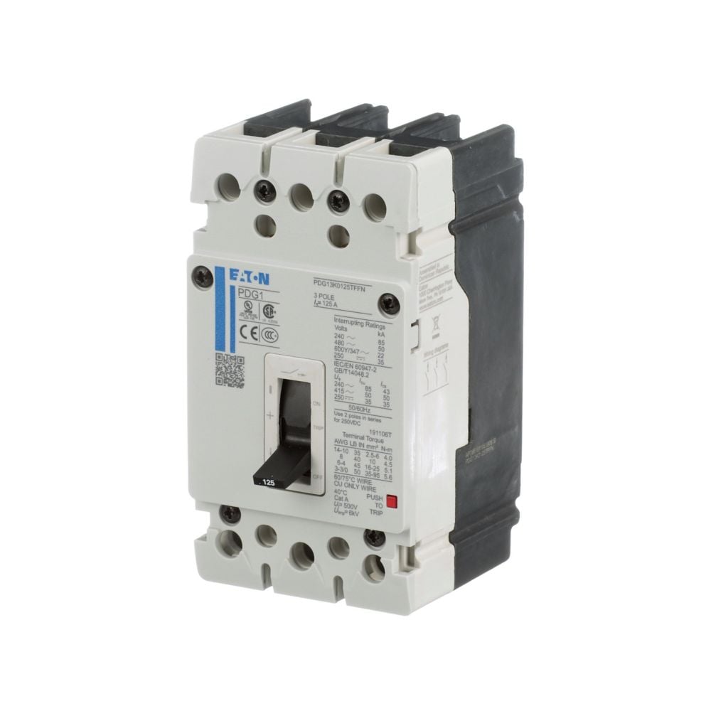 Eaton Electrical PDG13F0040TFFJ PD Montaje de chasis Termomagnético 40A