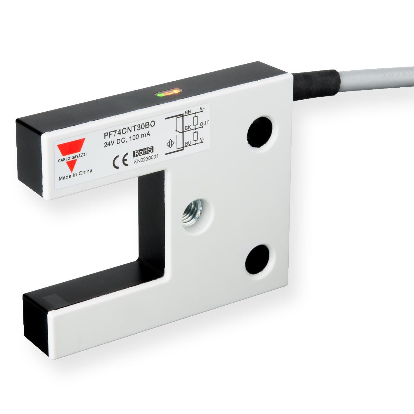 Carlo Gavazzi Inc. PF74CNT30BO - - 1.181" (30mm) 400µs, 500µs IP65