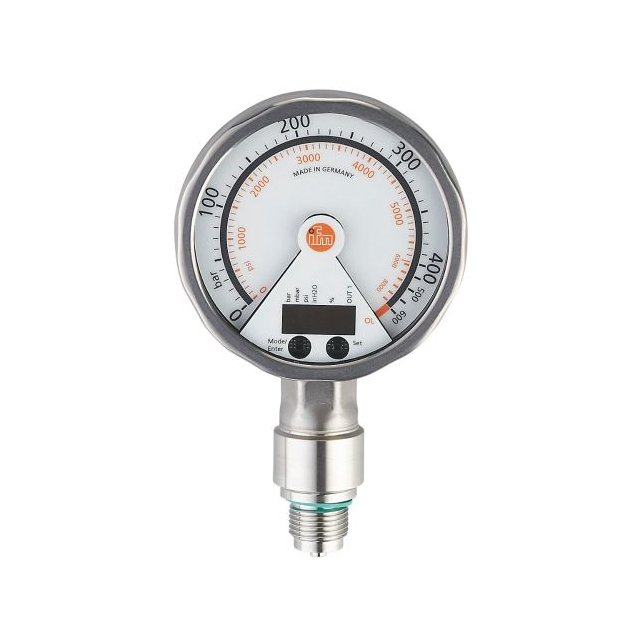ifm efector, inc. PG2452 - - - Corriente analógica, NPN/PNP - NC/NO Macho, BSPP 1/2" (12.7mm)