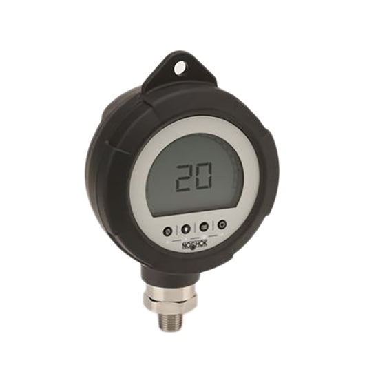 NOSHOK, Inc. PGE20-5000PSIG-1-2-DL-RCP-CC PGE20 Industrial Medidor Digital Macho - 1/4" (6.35mm) NPT