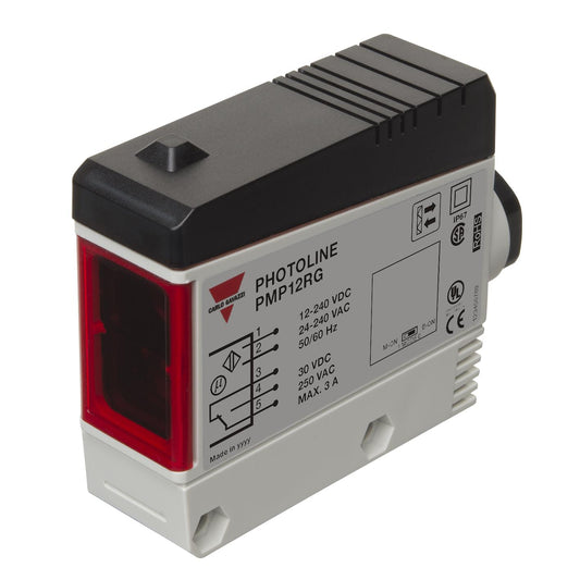 Carlo Gavazzi Inc. PMP12RG - Retrorreflectivo, polarizado 472" (12m) 39.4' 20 ms, 30 ms IP67