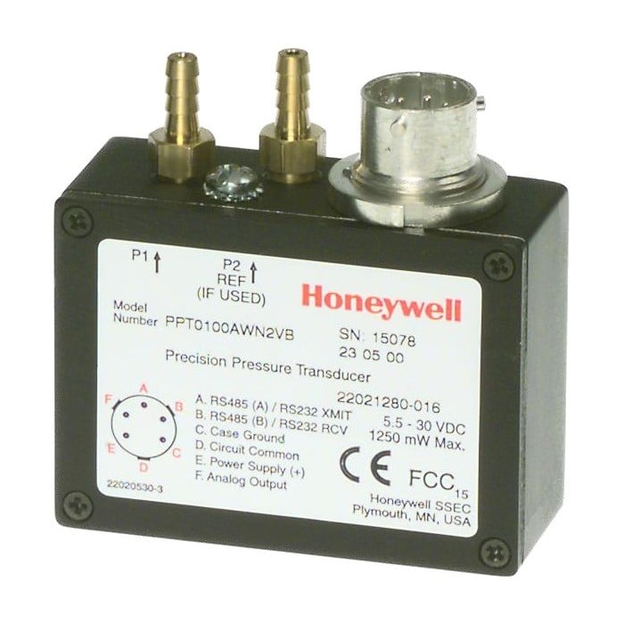 Honeywell Aerospace PPT0010DWF5VB - Automatización industrial Diferencial Analógico, RS-485 Macho - tubo de 0.13" (3.18mm), filtro