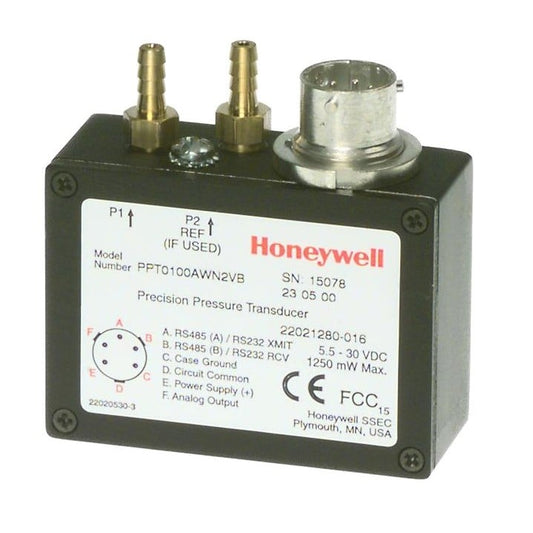 Honeywell Aerospace PPT0010DWF5VB - Automatización industrial Diferencial Analógico, RS-485 Macho - tubo de 0.13" (3.18mm), filtro