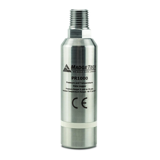 MadgeTech PR1000-100-PSIG PR1000 Automatización industrial Medidor Digital, USB Macho - 1/4" (6.35mm) NPT
