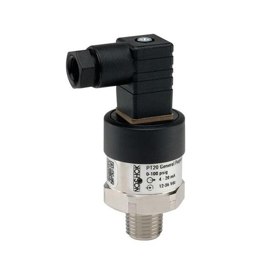 NOSHOK, Inc. PT20-200PSIG-1-1-2-7 PT20 Industrial Medidor Corriente analógica Macho - 1/4" (6.35mm) NPT