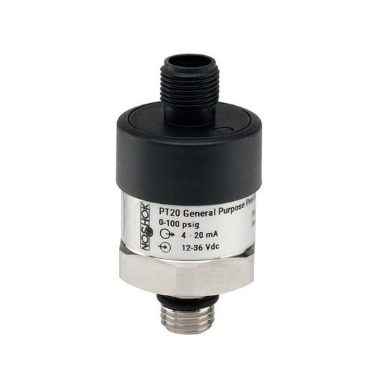 NOSHOK, Inc. PT20-3000PSIG-1-5-2-25 PT20 Industrial Medidor Voltaje analógico Macho - 1/4" (6.35mm) NPT