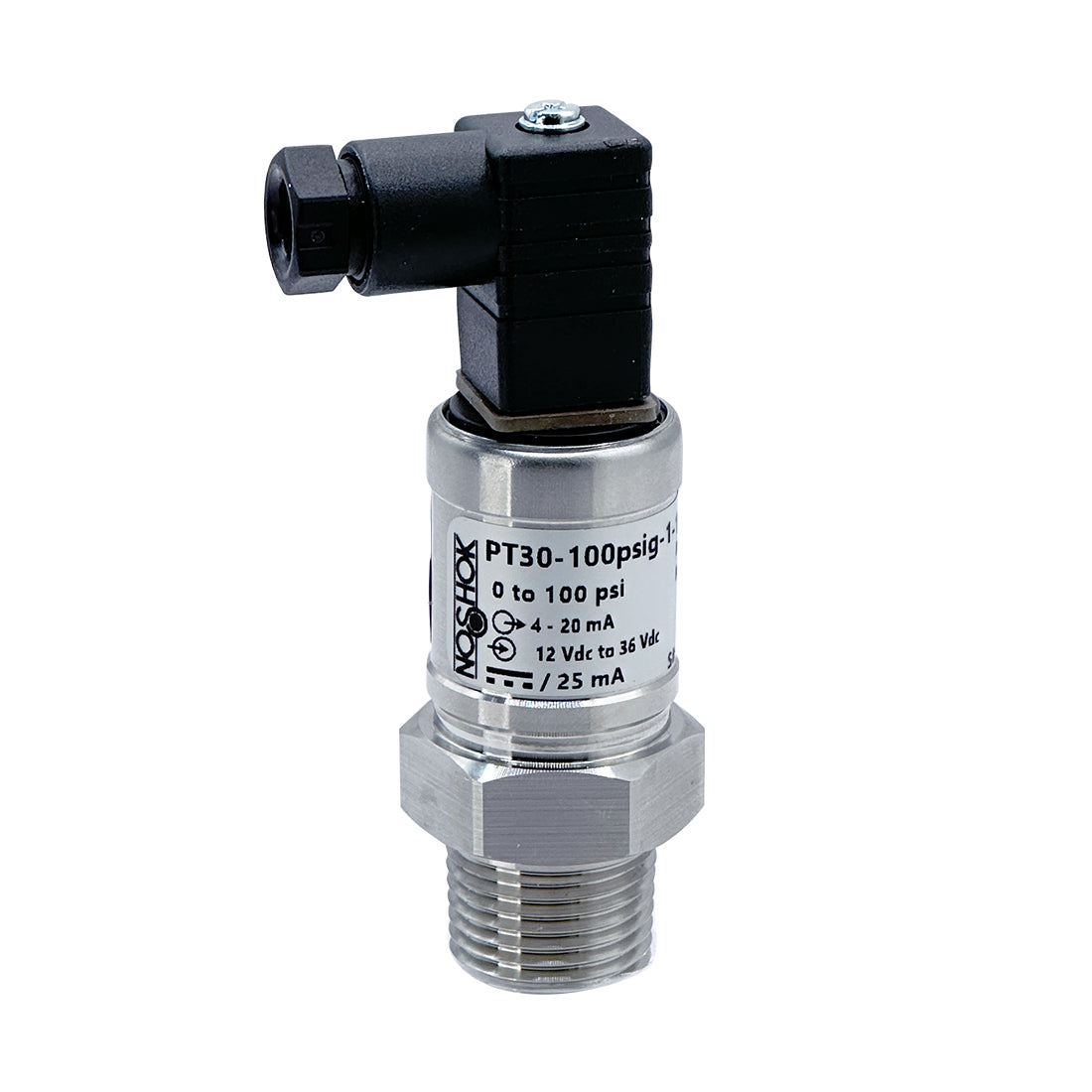 NOSHOK, Inc. PT30-15psiv-1-1-82-7 PT30 Automatización industrial Vacío Corriente analógica Macho - 1/2" (12.7mm) NPT
