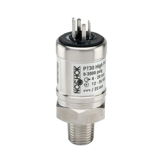 NOSHOK, Inc. PT30-600psig-1-1-2-70 PT30 Industrial Medidor Corriente analógica, voltaje analógico Macho - 1/4" (6.35mm) NPT