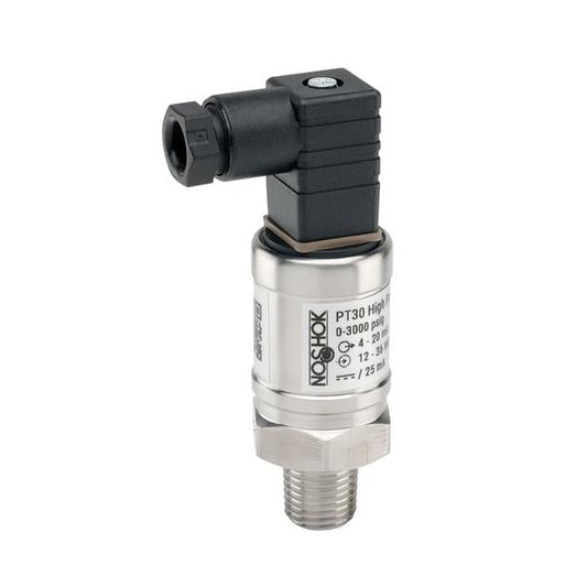 NOSHOK, Inc. PT30-3000psig-1-1-50-7-ST8 PT30 Industrial Medidor Corriente analógica, voltaje analógico Macho - 7/16" (11.11mm) SAE4