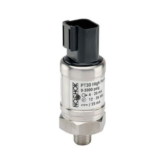 NOSHOK, Inc. PT30-3000PSIG-1-1-50-66 PT30 Industrial Medidor Corriente analógica Macho - 7/16" (11.11mm) SAE4