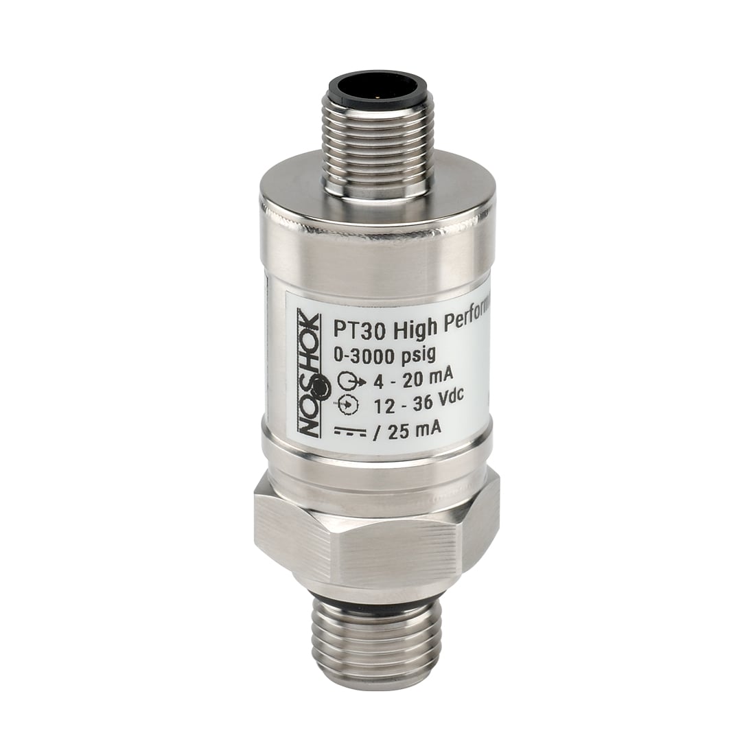 NOSHOK, Inc. PT30-10psig-1-1-82-25 PT30 Automatización industrial Medidor Corriente analógica Macho - 1/2" (12.7mm) NPT
