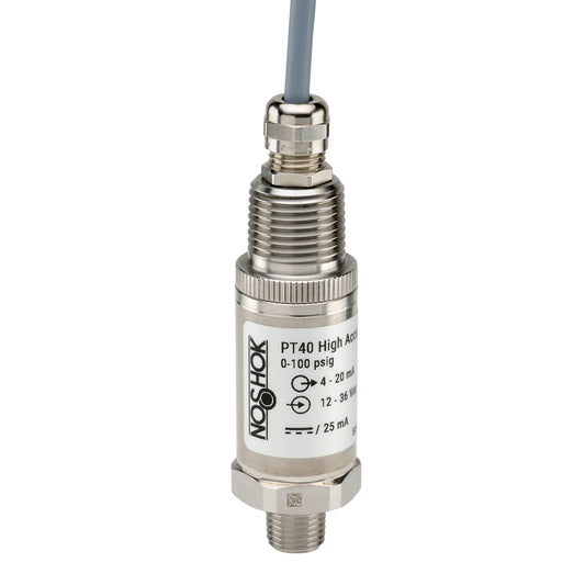 NOSHOK, Inc. PT40-150PSIG-1-1-2-16 PT40 Industrial Medidor Corriente analógica Macho - 1/4" (6.35mm) NPT