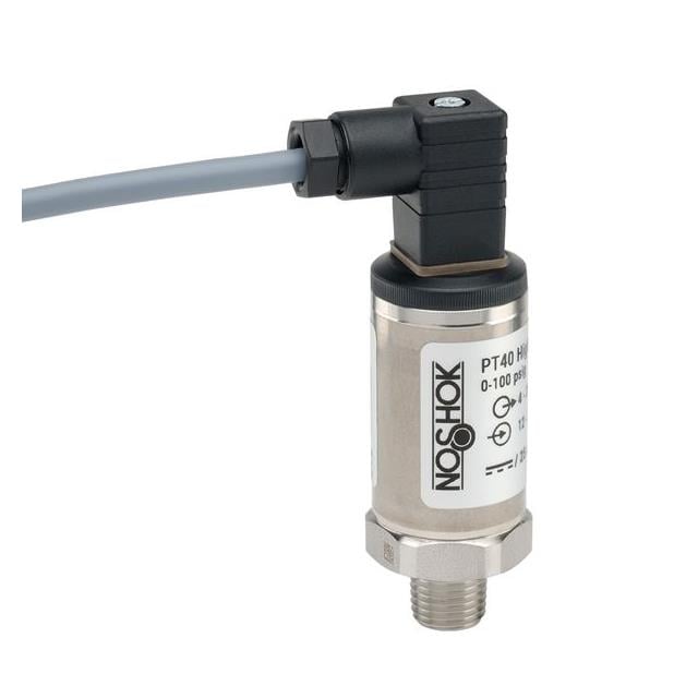 NOSHOK, Inc. PT40-300psig-1-2-2-17-ST8 PT40 Industrial Medidor Voltaje analógico Macho - 1/4" (6.35mm) NPT