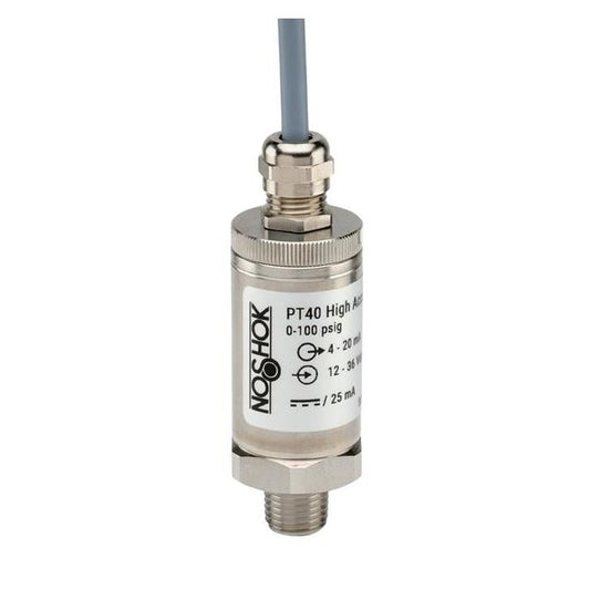 NOSHOK, Inc. PT40-6000psig-2-1-45-36-ST8 PT40 Industrial Medidor Corriente analógica Macho - 7/16" (11.11mm) SAE4