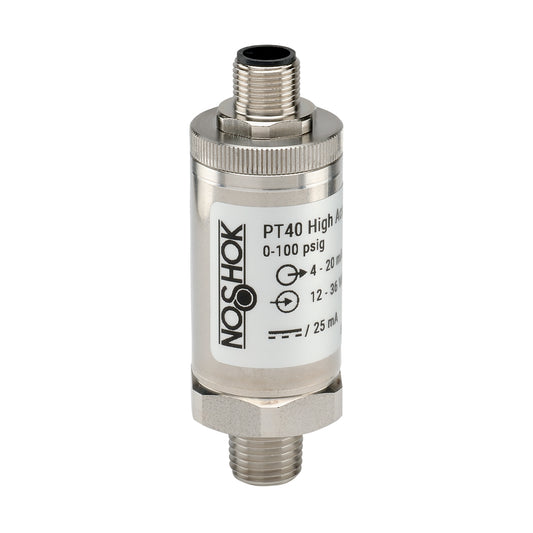 NOSHOK, Inc. PT40-2000PSIG-1-2-45-25 PT40 Industrial Medidor Voltaje analógico Macho - 7/16" (11.11mm) SAE4