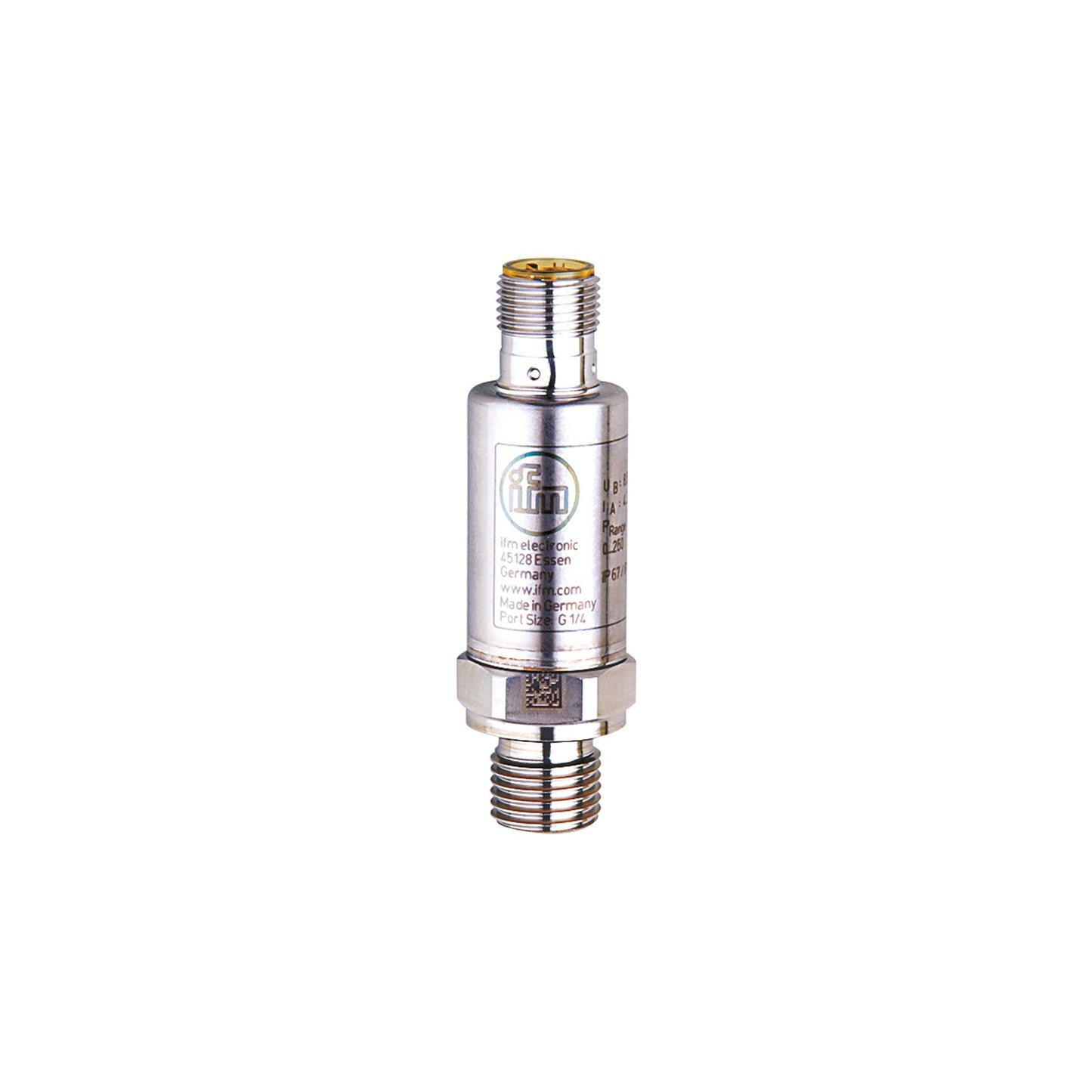 ifm efector, inc. PT5500 - Automatización industrial Relativo, vacío Corriente analógica Macho, 1/4" (6.35 mm) G