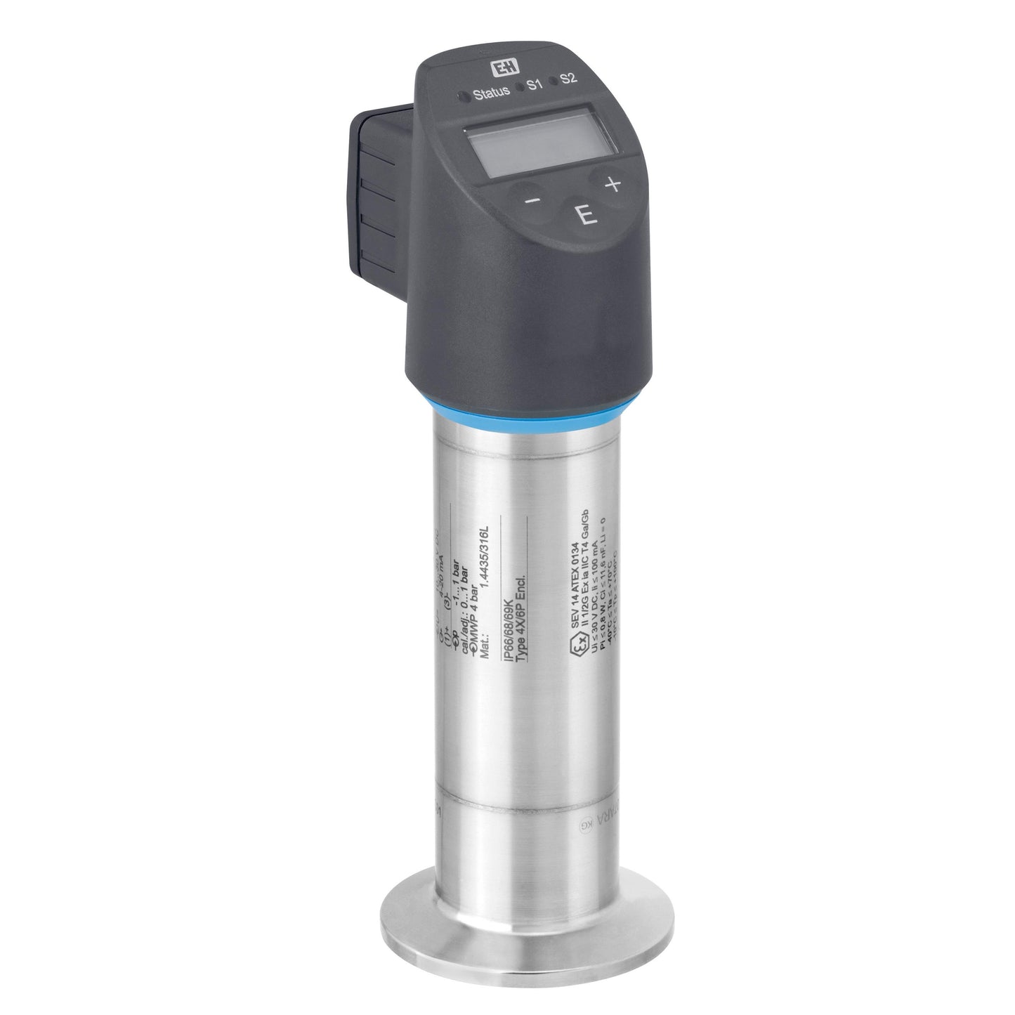 Endress+Hauser PTP33B-CA7M1PGF3CJ Ceraphant PTP33B Automatización industrial Medidor Corriente analógica, PNP Macho - Abrazadera triple de 1 1/2" (38.1mm)