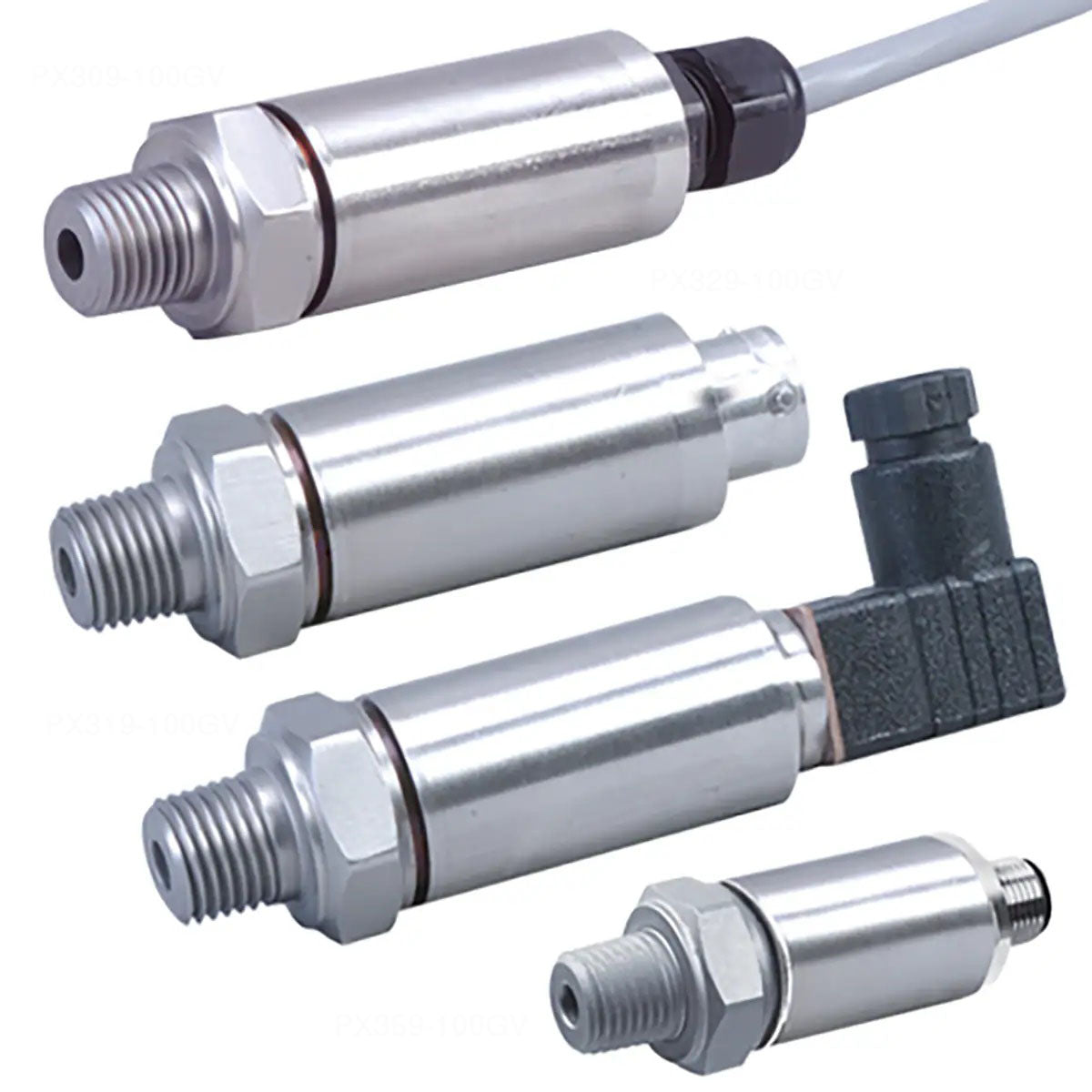 Omega PX309-150G5V PX309 Automatización industrial Medidor Voltaje analógico Macho - 1/4" (6.35mm) NPT