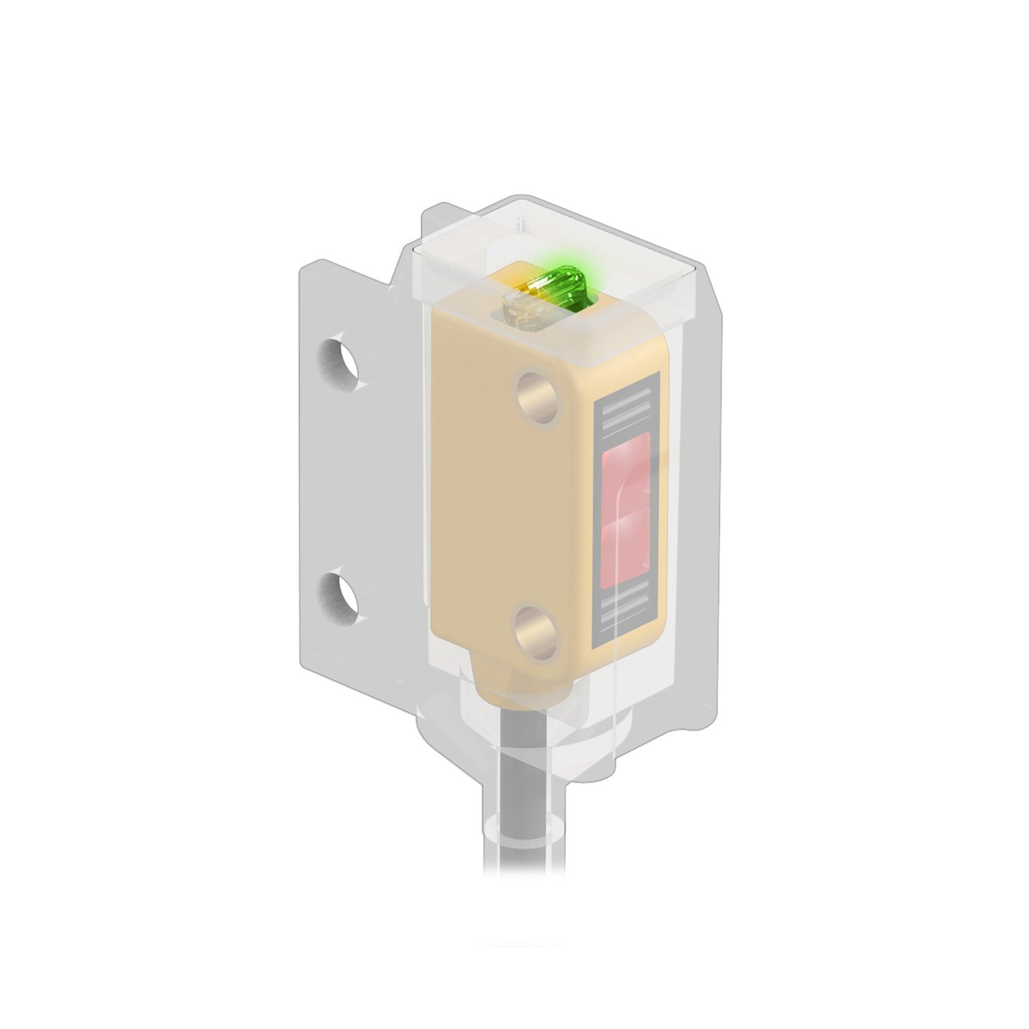 Banner Engineering Corporation Q12RB6RCR Q12 Haz pasante 78.740" (2m) 1.3ms, 900µs IP67, IEC