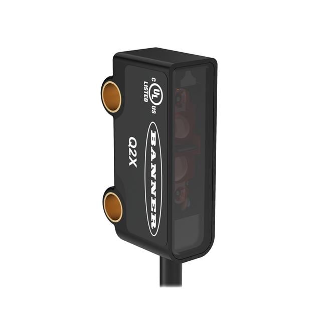 Banner Engineering Corporation Q2XANR-2M Q2X Haz pasante 118.110" (3m) 1ms, 600µs IP67