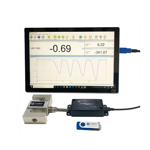 Loadstar Sensors RAS1-100S-D1MU-LP-C RAS1 45.36kgf (100lbs) USB