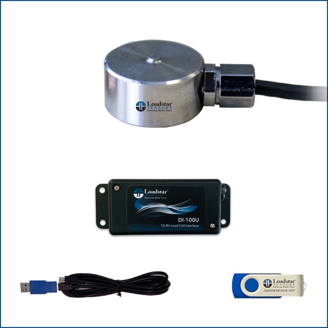 Loadstar Sensors REB5-010M-D1MU-LP-C REB5 10.00kgf (22lbs) USB