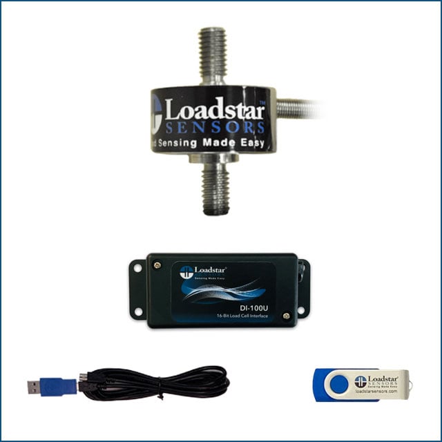 Loadstar Sensors REB7-010M-D1MU-LP-U REB7 10.00kgf (22lbs) USB