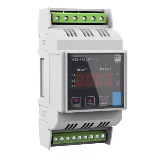 Rishabh Instruments RISH RELAY V-1-3002-HA RISH Relay-V Gruta 60 ~ 300VCA/CC 0 ~ 30s -10°C ~ 55°C