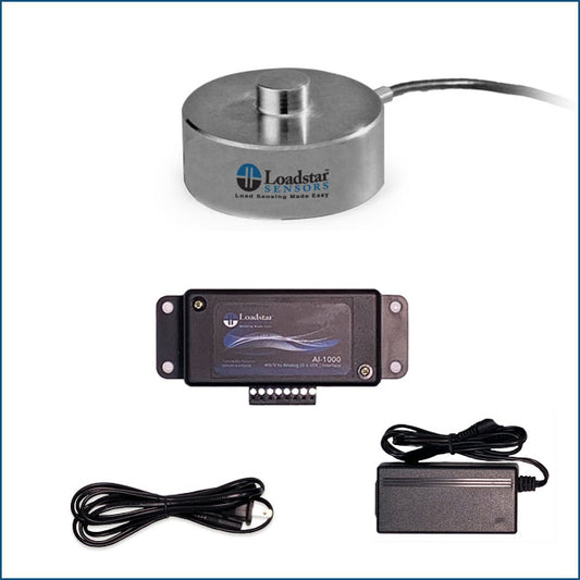 Loadstar Sensors RSB1-05KM-A1K-C RSB1 5000.00kgf (11023lbs) Analog Voltage (0.5V ~ 4.5V)