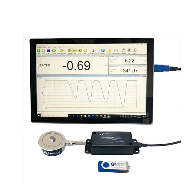 Loadstar Sensors RSB2-100M-D1MU-LP-C RSB2 100.00kgf (220lbs) USB