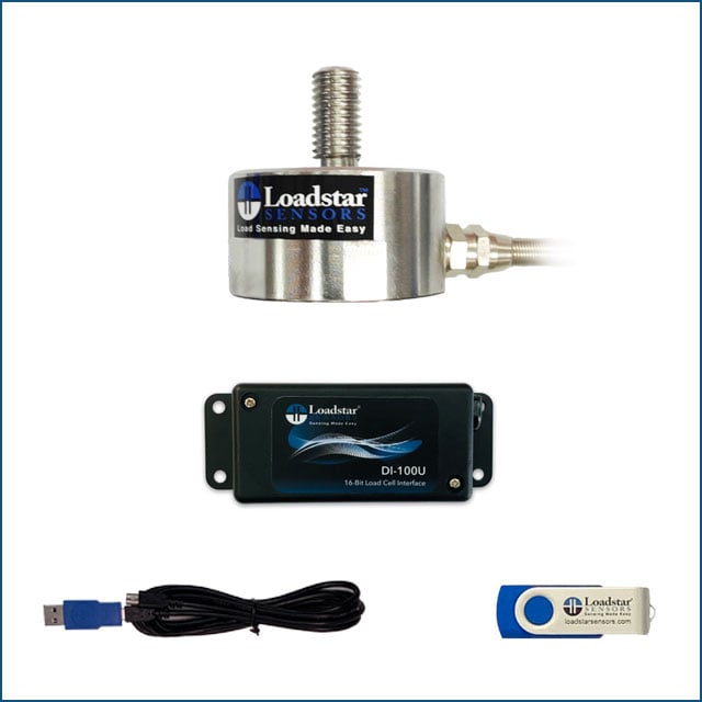 Loadstar Sensors RSB3-50M-D1MU-LP-C RSB3 50.00kgf (110lbs) USB