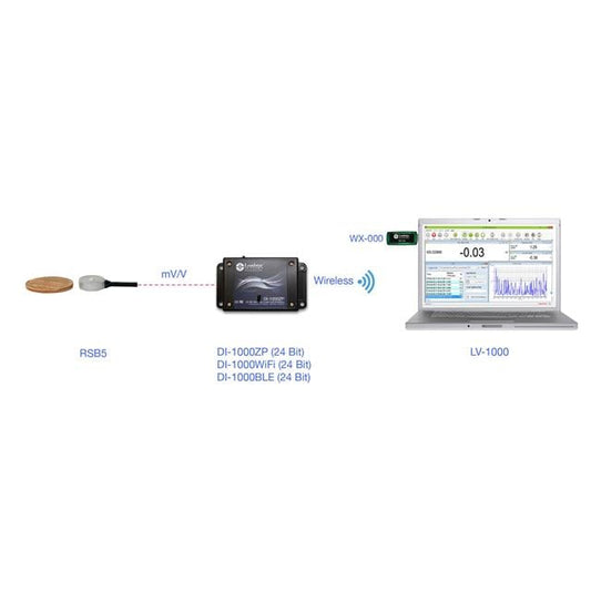 Loadstar Sensors RSB5-100-S-D1KZ-LP-C RSB5 45.36kgf (100lbs) -