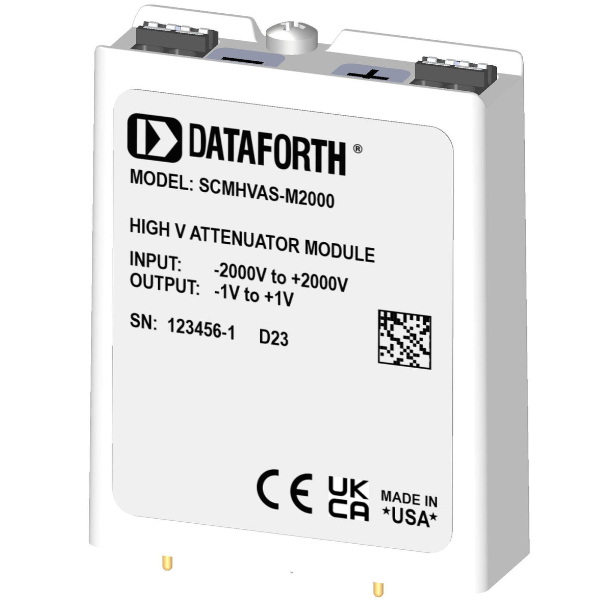 DATAFORTH SCMHVAS-M2000 SCMVAS - - Voltaje analógico