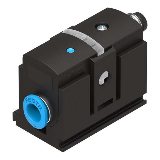 Festo Corporation SDE5-V1-O1-Q6-P-M8 - Vacío 14.5PSI (100kPa)