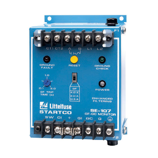 Littelfuse Inc. SE-107 SE-107 Falla a tierra 120VCA 0.1 ~ 1 s -