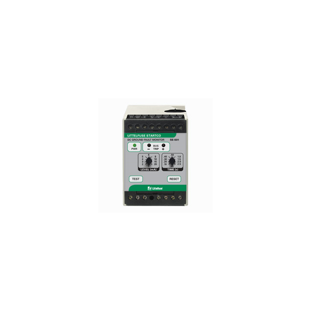 Littelfuse Inc. SE-601-0U SE-601 Falla a tierra, sobrecorriente 120 ~ 240VCA/CC 0.05 ~ 2.5s -40°C ~ 60°C